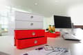 Miniatyrbillede 8 af 9: HAN HA-1120-12 Smart-box Allison med 2 skuffer Snehvide, stabelbar