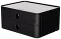 Miniatyrbillede 1 af 3: HAN HA-1120-13 Smart-boks Allison med 2 skuffer Jet Black, kan stables