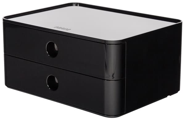 HAN HA-1120-13 Smart-boks Allison med 2 skuffer Jet Black, kan stables