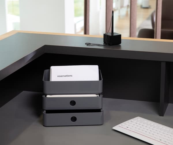 HAN HA-1100-19 Smart-box Plus Allison 2 skuffer og æske granitgrå
