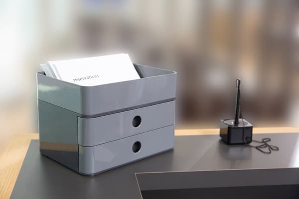 HAN HA-1100-19 Smart-box Plus Allison 2 skuffer og æske granitgrå