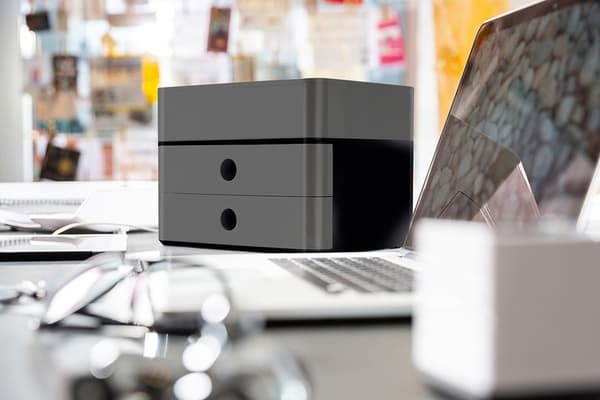HAN HA-1100-19 Smart-box Plus Allison 2 skuffer og æske granitgrå