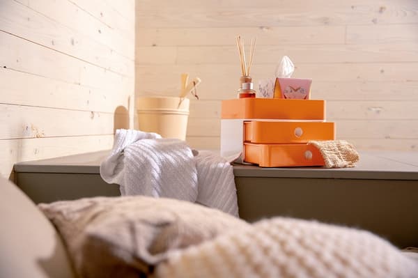 HAN HA-1100-81 Smart-box Plus Allison 2 skuffer og æske Apricoo Orange