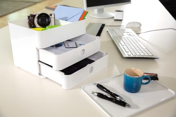 HAN HA-1100-12 Smart-box Plus Allison 2 skuffer og æske Snehvide
