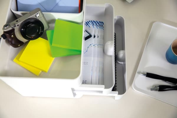 HAN HA-1100-12 Smart-box Plus Allison 2 skuffer og æske Snehvide