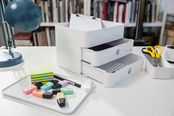 HAN HA-1100-12 Smart-box Plus Allison 2 skuffer og æske Snehvide