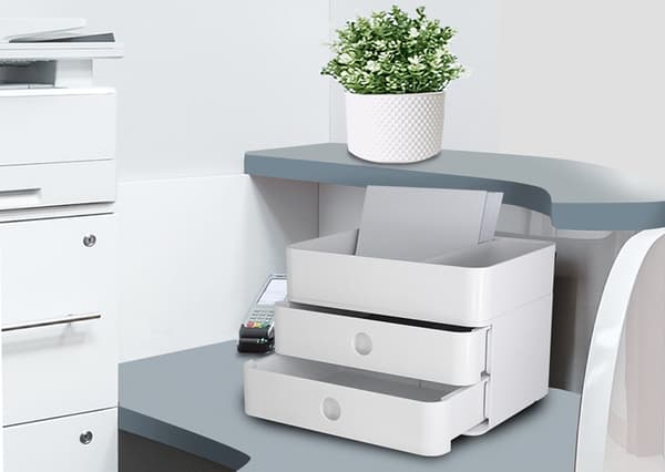 HAN HA-1100-12 Smart-box Plus Allison 2 skuffer og æske Snehvide