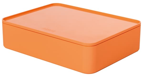 HAN HA-1110-81 Smart organizer Allison Box med indre skal og låg Apricoo Orange, stabelbar
