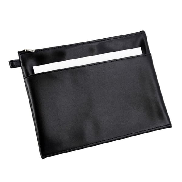 Alassio JU-42230 Förvaringsväska 25x19 cm konstläder/svart