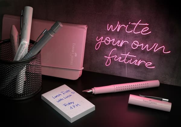 Faber Castell FC-140824 Fyldepen Faber-Castell Grip 2010 M Harmony "rose Shadows"