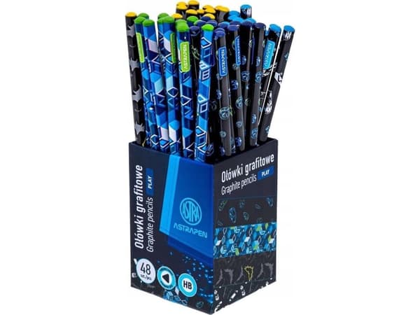 Astra HB Boys trekantede grafittblyanter (48 stk) ASTRA