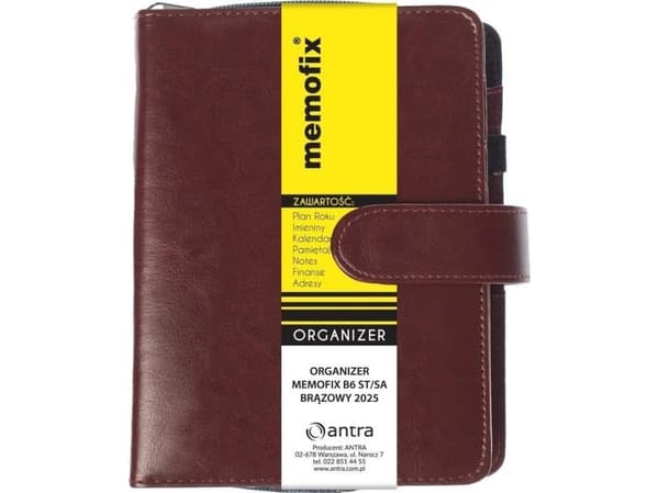 Organizer Memofix B6 ST/SA brązowy