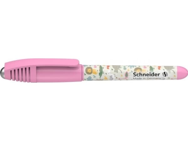 Schneider Pióro kulkowe SCHNEIDER Zippi Funny Safari, M, różowe