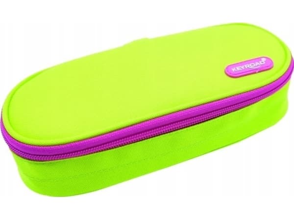Keyroad pennal KEYROAD oval pennal, uten tilbehør, 22x9x5,5 cm, blanding av farger