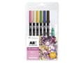 Miniatyrbild 1 av 5: Tombow ABT-6P-MANGA-FLOWER, Beige, Blå, Brun, Grön, Rosa, Gul, Svart, ABT-817, -910, -985, -158, -528, -N4907, -025, -912, -761, -899, 6 färger, Pens