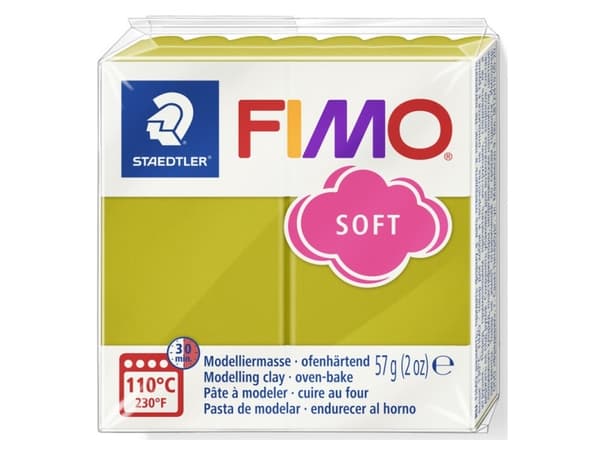 Staedtler FIMO 8020-T51, Modelleringsleire for barn, Leire, Grønn, Hvit