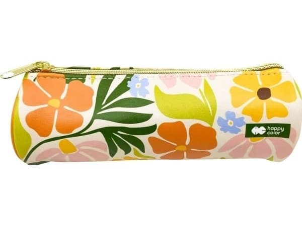 BLOOM-BOHO TUBE PENCIL CASE, 20.2X7X7CM, HAPPY COLOR