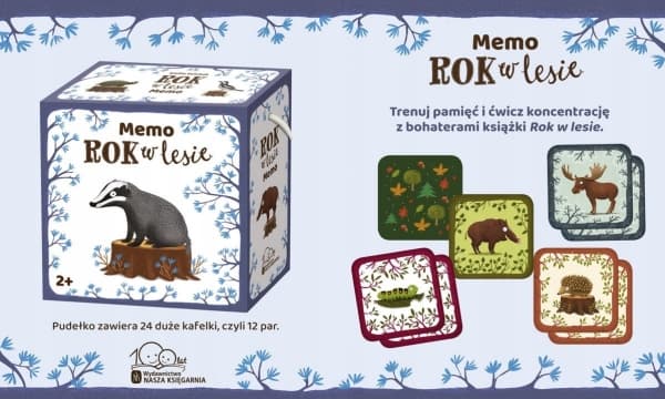 Kirjakauppa-pelimme Vuosi metsässä. Memo