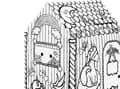 Miniatyrbild 4 av 5: Fellowes lekhus enhörning, tillverkad av wellpapp med rundade kanter, snabbt och utan lim - 1 st (1232401)