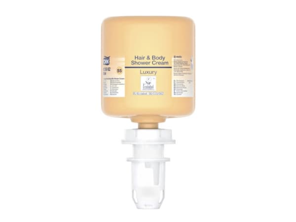 Badesæbe Flydende Tork Luksus Hair & Body 525ml Ecolabel m Parfume til Mini S5,8 fl x 525 ml/krt