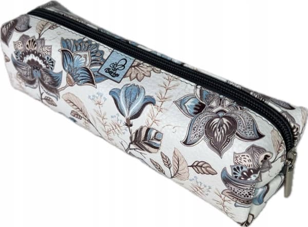 Bee-bee kynäkotelo suorakulmio kuutio Paisley kahvia kukkia