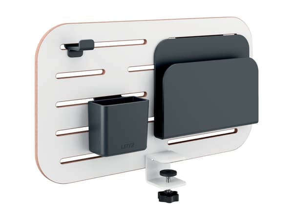 Leitz Ergo Small - Pegboard skrivbord organiserare - MDF-skiva - vit