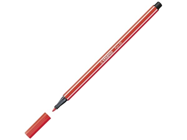 STABILO Pen 68, 20 färger, Multifärg, Rundad spets, 1 mm, Multifärg, Hexagonal