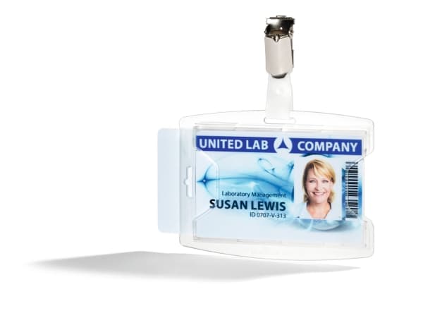 Durable 896219, Merkeholder, Landskap/portrett, Polypropylen (PP), Gjennomsiktig, 8,5 cm, 5,4 cm