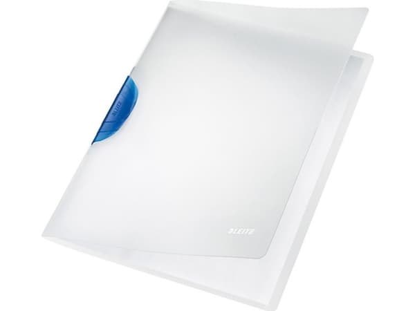 Leitz ColorClip Magic - Klipsfil - for A4 - kapasitet: 30 ark - translucent med blå klips