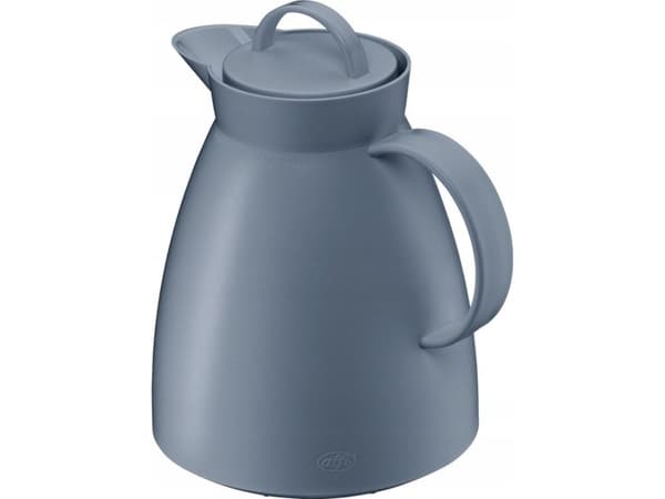 Alfi DAN, Kanna, 1 l, Blå, Glas, Polypropylen (PP), Silikon, 12 h, 21 h