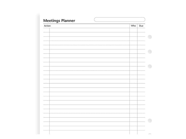 Filofax mötesplanerare A5