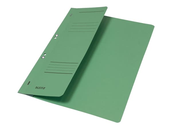 Leitz - Flat stangfil - for A4 (210 x 297 mm) - kapasitet: 170 ark - grønn