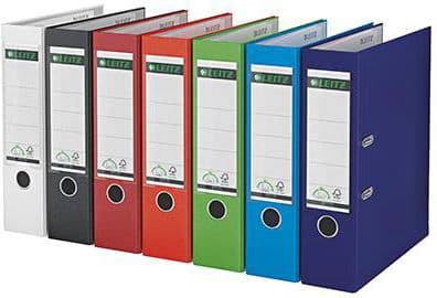 Leitz Plastic Lever Arch File PP 80mm Dark blue, A4, Blå, 285 mm, 318 mm
