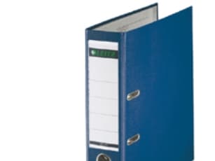Leitz Plastic Lever Arch File PP 80mm Dark blue, A4, Blå, 285 mm, 318 mm