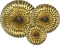 Miniatyrbild 3 av 5: PartyDeco Rosetten, Dekoration, Guld, Universal, Vägg, Ej för barn under 36 månader, 400 mm