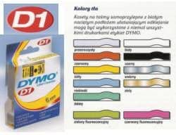 DYMO D1 - Selv-adhesiv - sort på grønt - Rull (2,4 cm x 7 m) 1 kassett(er) merketape - for LabelMANAGER 500TS, PnP