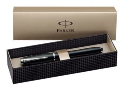 Parker S0850720, Svart, Blå, mässing, Rostfritt stål, Medium, Vattenbaserat bläck