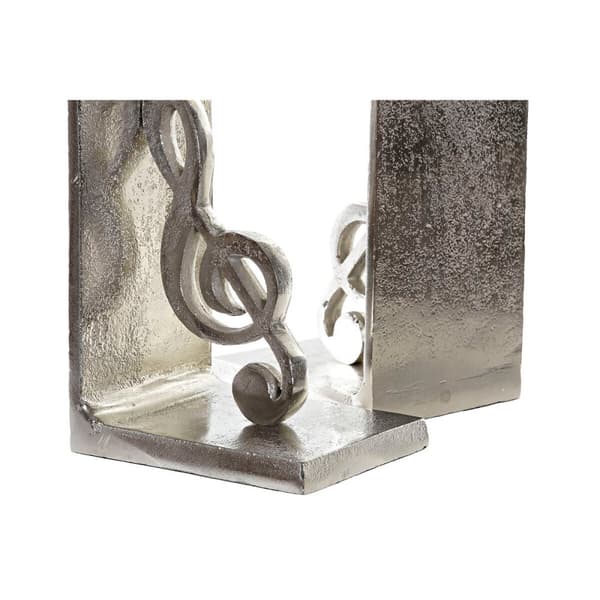 Bookend Home ESPRIT Silver Aluminium 22 x 8,5 x 15 cm