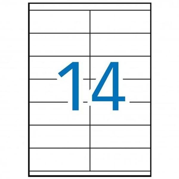 Labels MULTI 3 105 x 42,4 mm White 100 Sheets