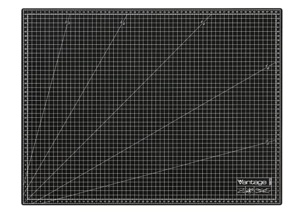 Dahle Schneidematte 45 x 60 cm schwarz VANTAGE Schneidematte A2 (74-10672-20144)