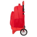 Miniatyrbild 2 av 3: School Rucksack with Wheels Atlético Madrid Red 33 x 45 x 22 cm