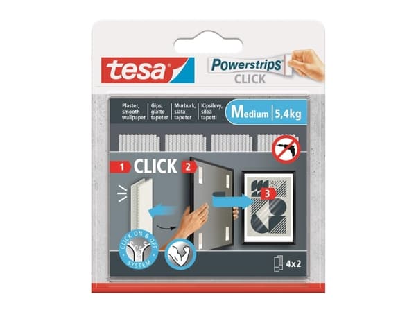 Powerstrip Tesa 77721 4 delar