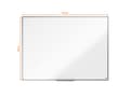 Pikkukuva 4 / 5: Valkotaulu Nobo Standard emaloitu 90x120cm valkoinen