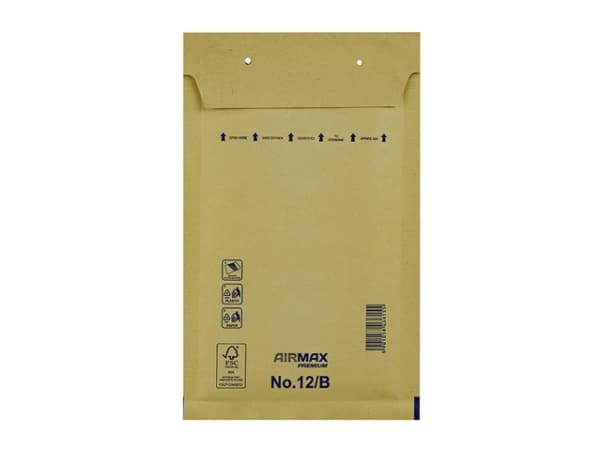 Boblepose Airmax 140x225mm brun No. 12/B indv. 120x215mm 200stk/pak