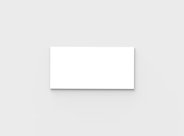 Lintex Mood Wall glasspanel, 1500 x 750 mm, hvit