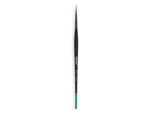 Vallejo B02002, Single brush, Round brush, Synthetic