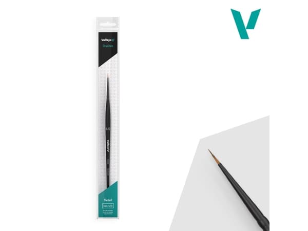 Vallejo Vallejo: B02040 - Detail - Round Brush - Synthetic 4/0