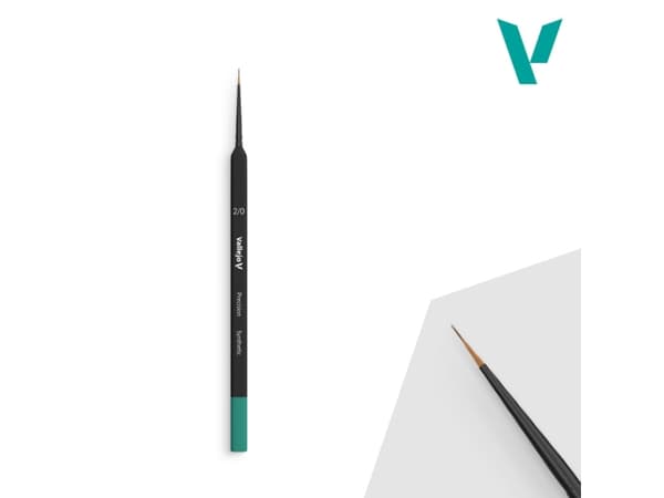 Vallejo B03020, Single brush, Round brush, Synthetic