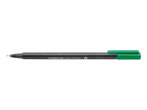 Fineliner STAEDTLER Triplus vihreä 0.3mm 97% RCP - (20 kpl)