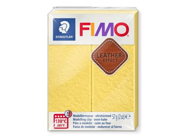 Fimo Leather 57 Gram. Saf. - (5 stk.)